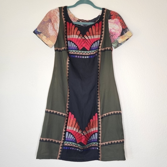 Ranna Gill Fanned Vignette Shift Dress 6 - Picture 3 of 7